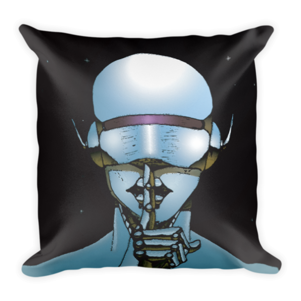 Muse of Silence Pillow (Black)