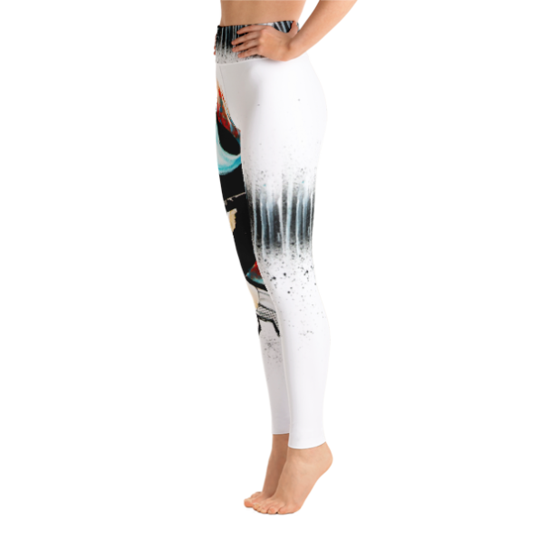 Deadly Blue Yoga Leggings