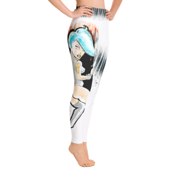 Deadly Blue Yoga Leggings