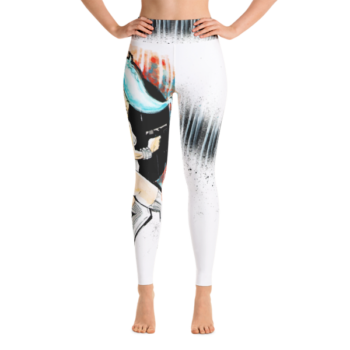 Deadly Blue Yoga Leggings