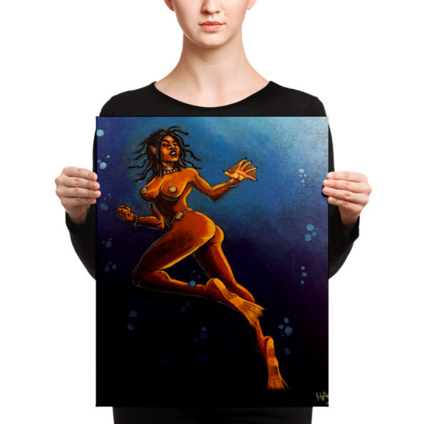 Drexyica : First sighting of a Drexciyan female Canvas