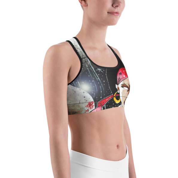 Black Girl From The Future Sports bra