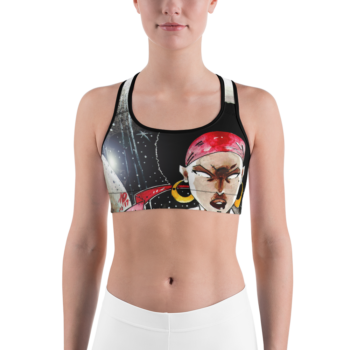Black Girl From The Future Sports bra